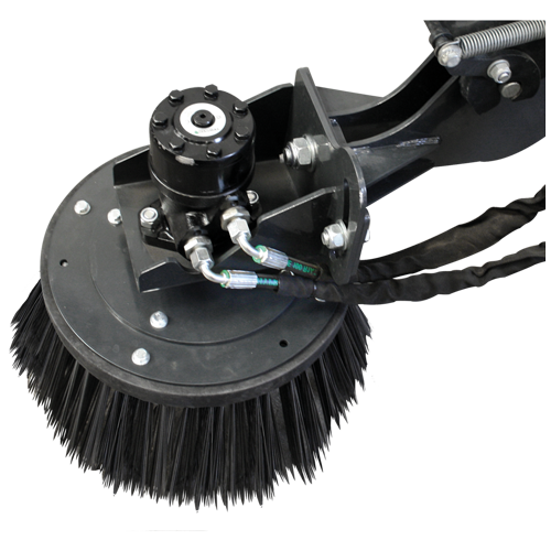 Kehrbesen mit Stahlbürste