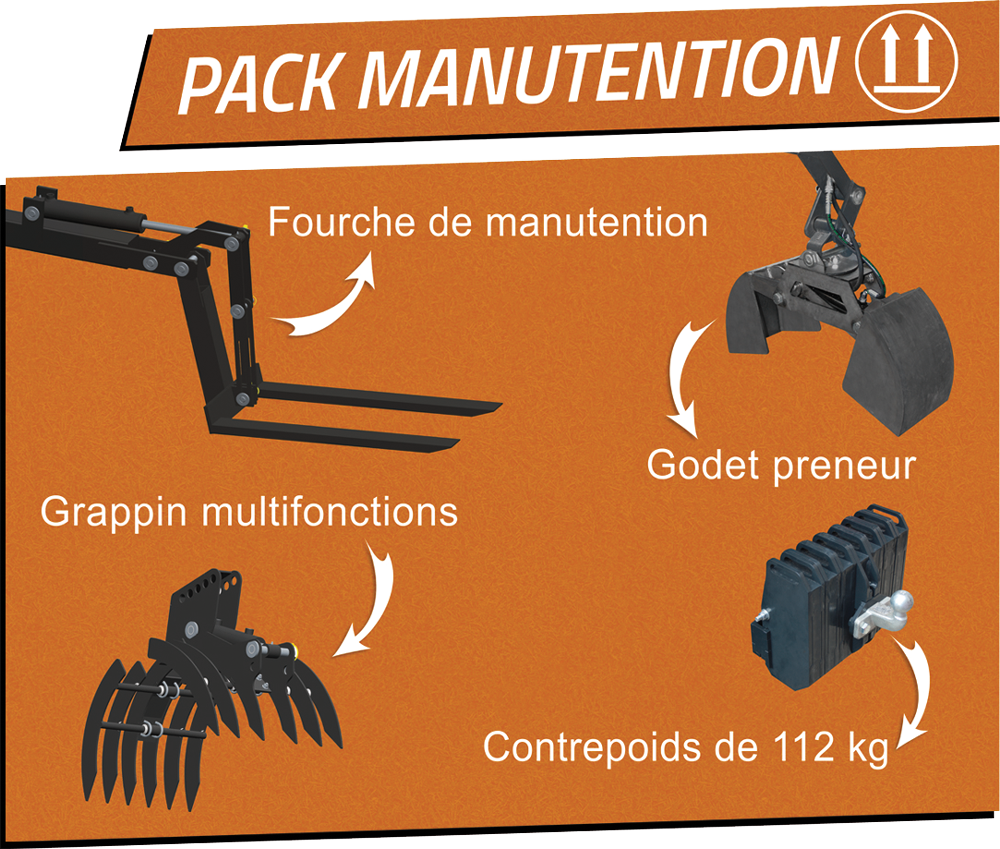 Pack manutention