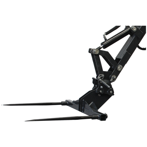 Hay bale pitch fork