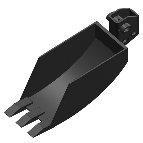 Godet de bordurette 3 dents